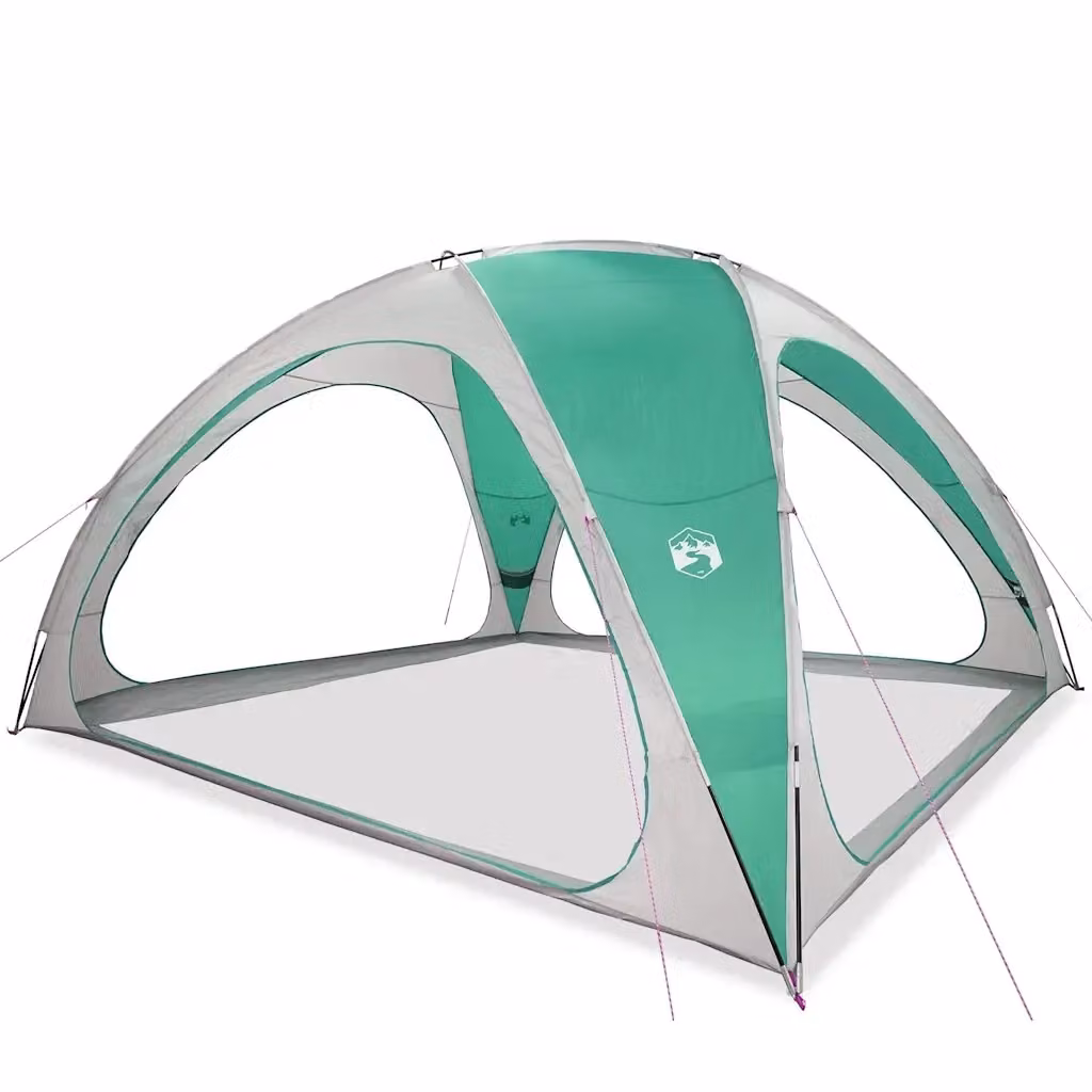 Tenda per feste a cupola vidaXL verde impermeabile in poliestere e fibra di vetro L: 435 cm, P: 244 cm, H: 11 cm – 2