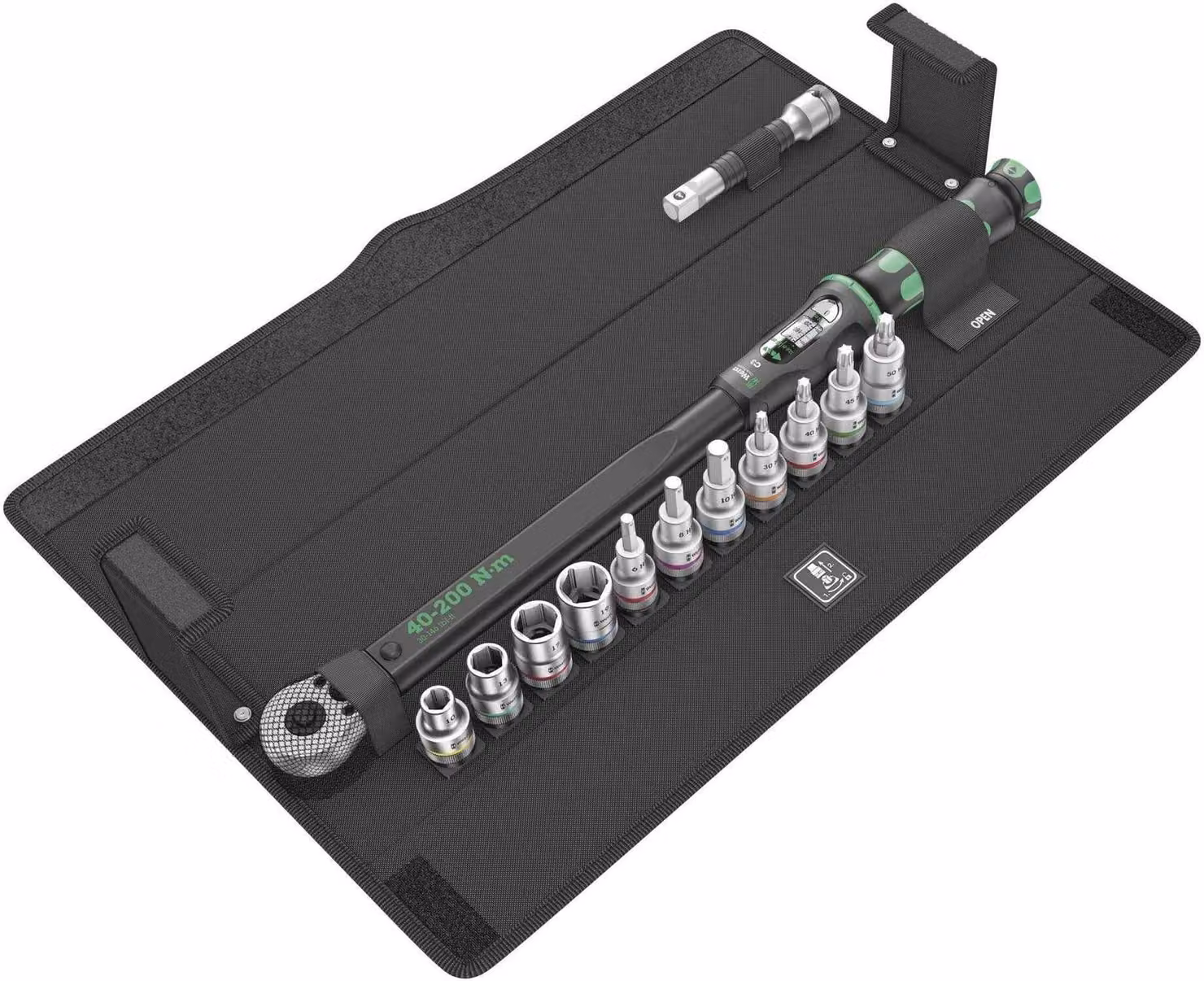 Set di chiavi dinamometriche Click-Torque, 13 pezzi, 40-200 Nm, 1/2" Wera | 4013288207609