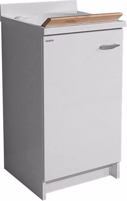 Mobile Lavatoio 45x50x85cm Anta Asse in Legno Montegrappa Marella Bianco Sinistra