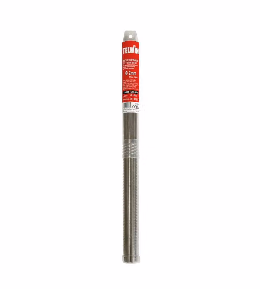 Telwin Elettrodi Rutili Saldatura Grigio 2 mm 15 Pezzi 300 mm