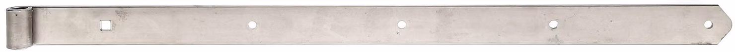 Cerniera per tapparella Gustav Alberts 800x Ø 16x45mm VA Versione: estremità diritta arrotondata - 318178