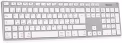 Tastiera per computer Hamlet Silver XKKITA MCBT colore argento
