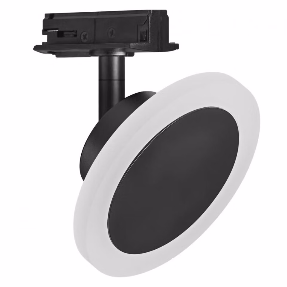 LEDVANCE SMART+ WiFi tracklight track system testa dell'apparecchio, nero, 6,5W, 480lm, testa dell'apparecchio regolabile, luce bianca regolabile (3000K-6500K), controllabile tramite app, compatibile con Amazon, Google