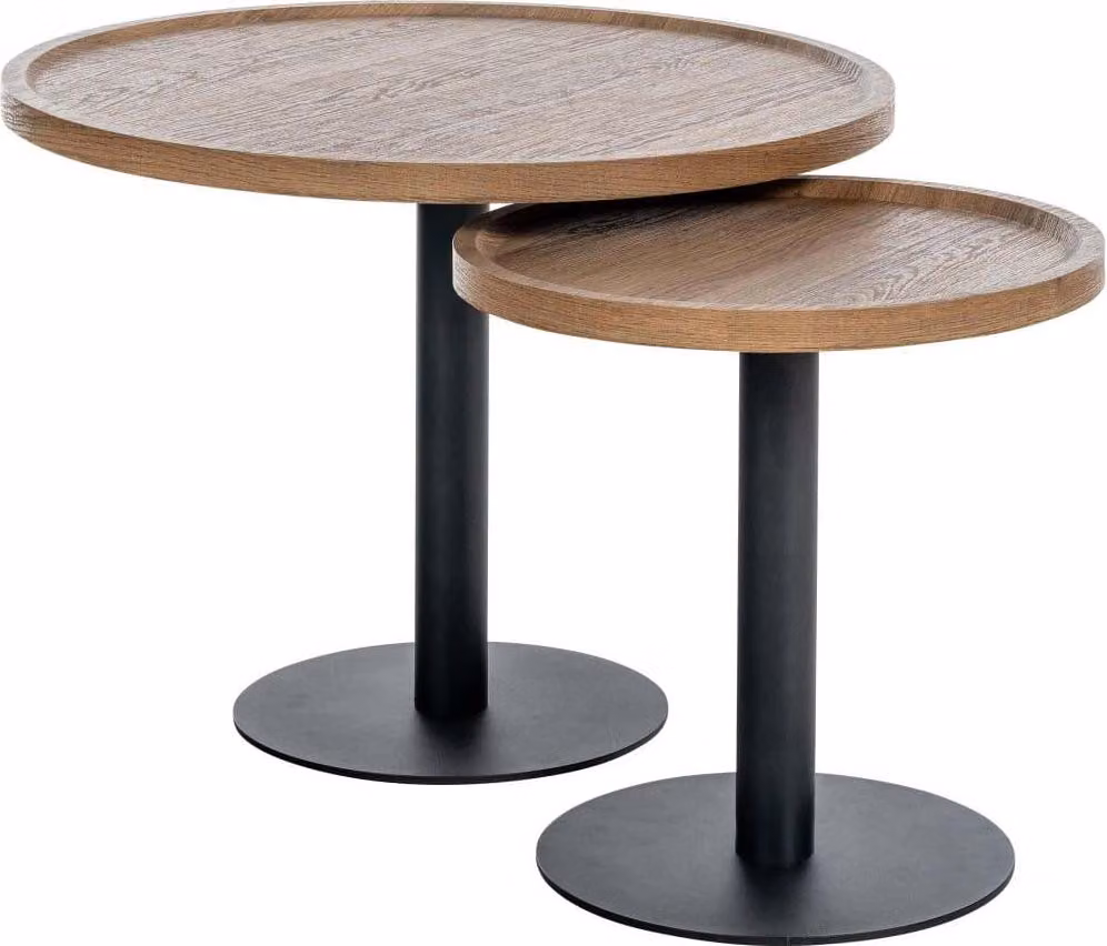 set di 2 tavolini moderni - Tavolini da credenza - Design robusto ed elegante