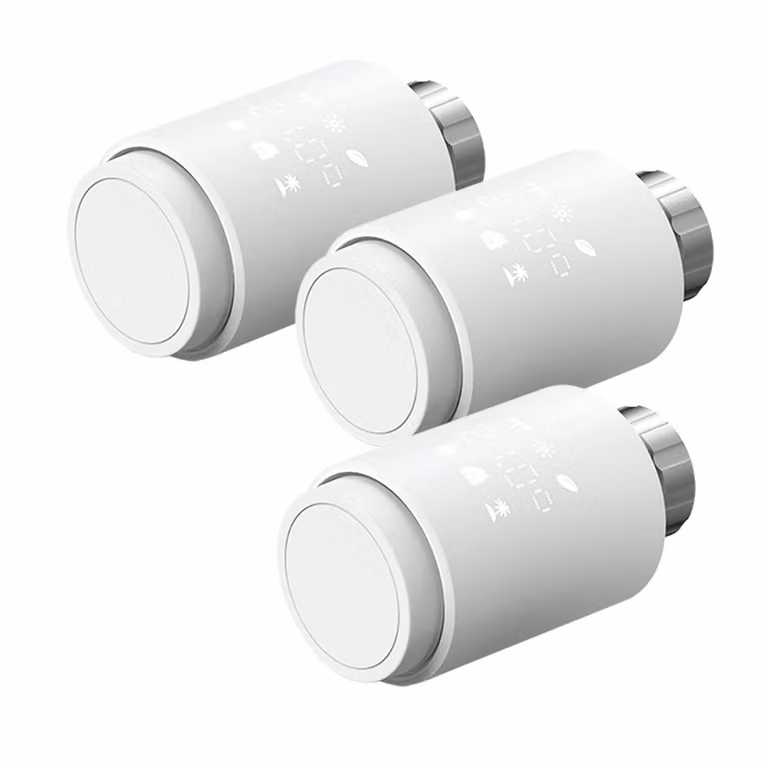 3 termostati intelligenti WiFi per radiatori con app Tuya, Alexa e Google Olympia HT-02Y