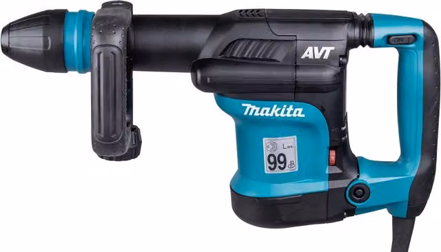 Martello demolitore Makita HM0871C con attacco SDS-Max, 1100W e 8,1J, peso 5,6 kg