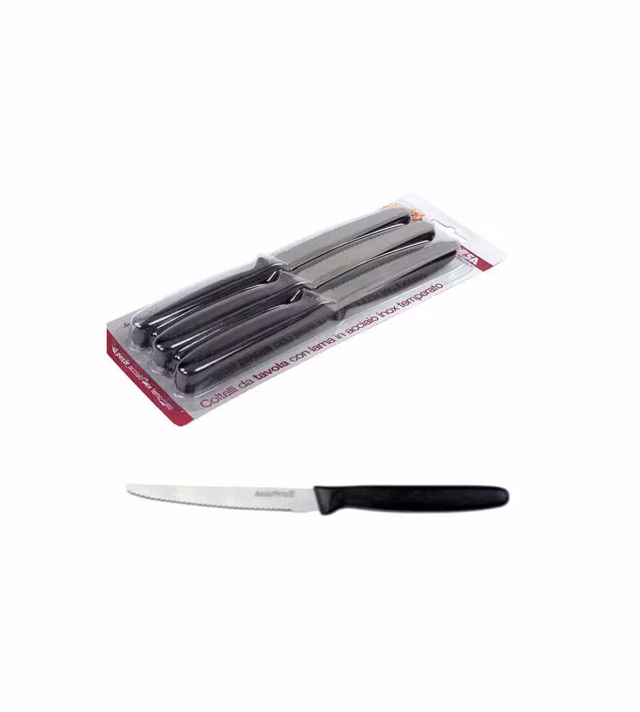 Coltello Tavola Lama Dentata     Cm 11,0 Pz.6 Ilsa