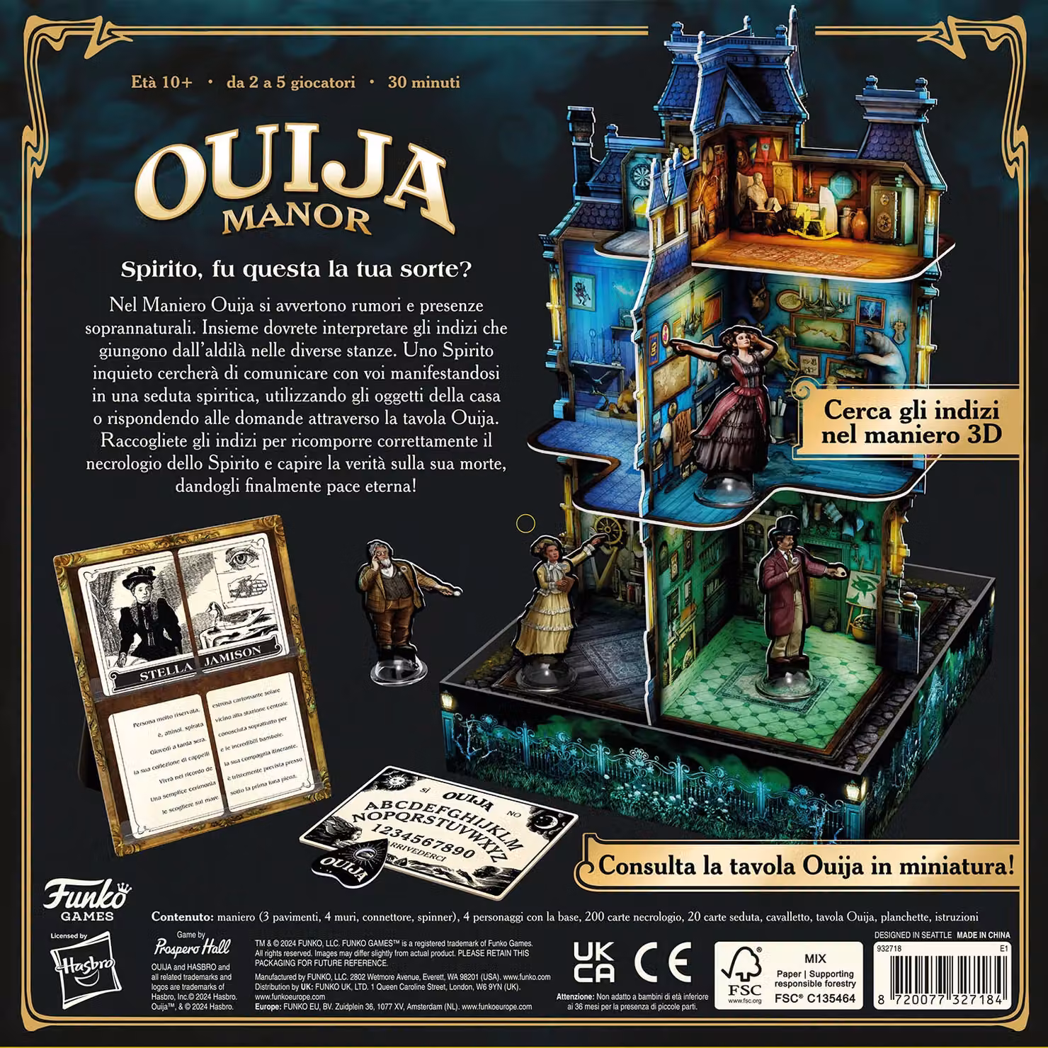 Goliath Ouija Manor Gioco da Tavolo di Mistero, Deduzione e Strategia Multicolore – 4