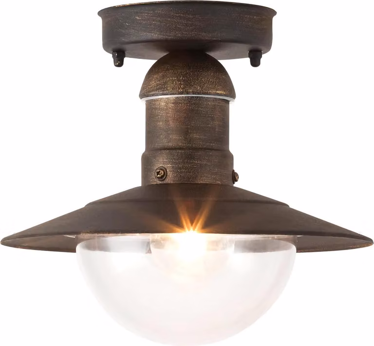 Rabalux Oslo plafoniera per esterni 1x E27 oro antico