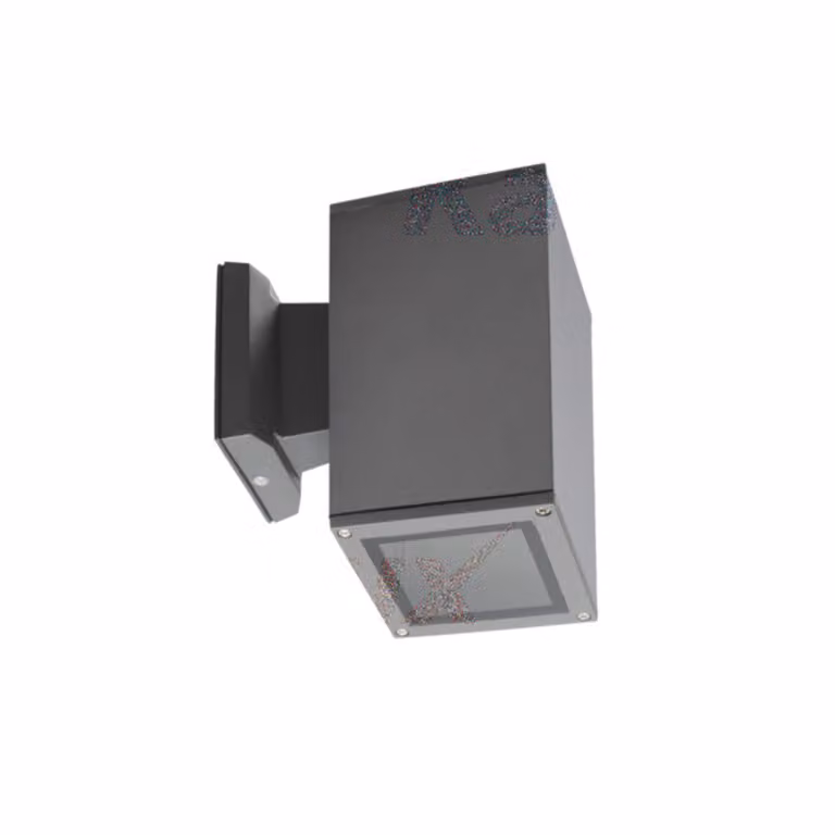 Kanlux applique da esterno LART E27 alluminio antracite IP54 senza lampadina
