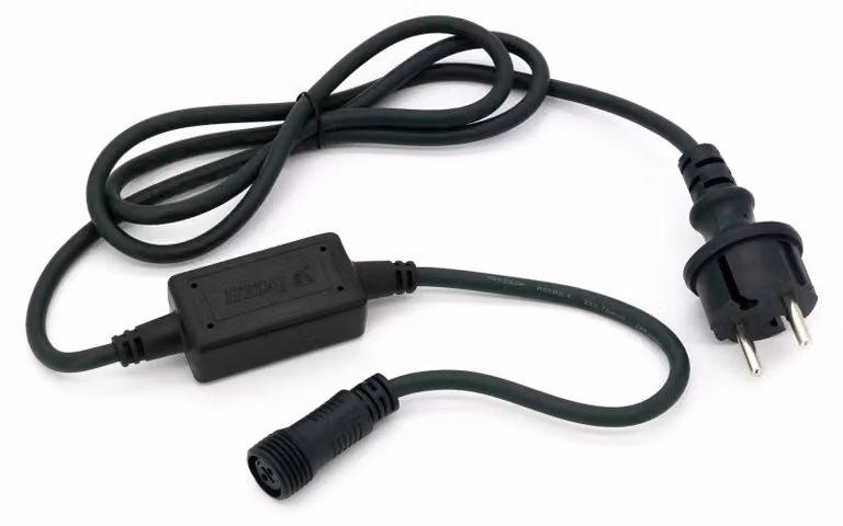 Catena luminosa a LED per esterni, lunghezza 300 cm, colore verde, grado di protezione IP44, 1500 LED