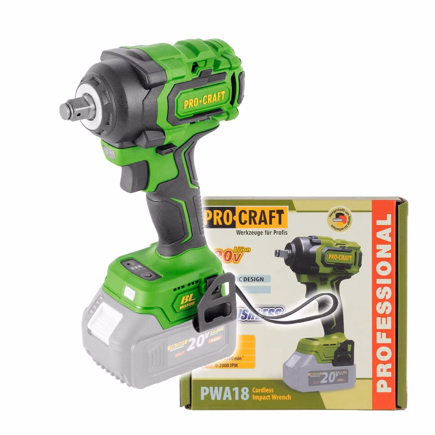 Avvitatore a impulsi Procraft PWA18 (senza batteria e caricabatterie)