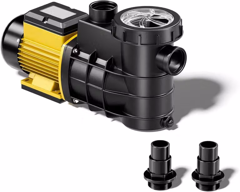 Pompa per piscina - Pompa per vasche - Pompa filtro - Pompa di circolazione - Pompa per stagni - Capacità: 5000 litri/ora - Potenza: 220 Watt