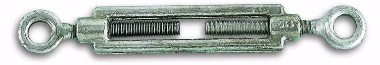 Spannschloss con 2 occhielli, acciaio zincato, portata 850 kg, cavo di diametro 17 mm