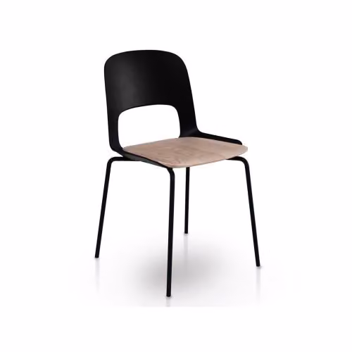 Sedia Cora legno e metallo Pianca