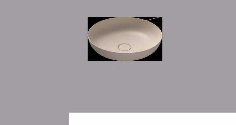 KALDEWEI MIENA Vasque de lavabo 3180, ronde, sans trop-plein, diamètre 450 mm, 909306003661, 909306003661