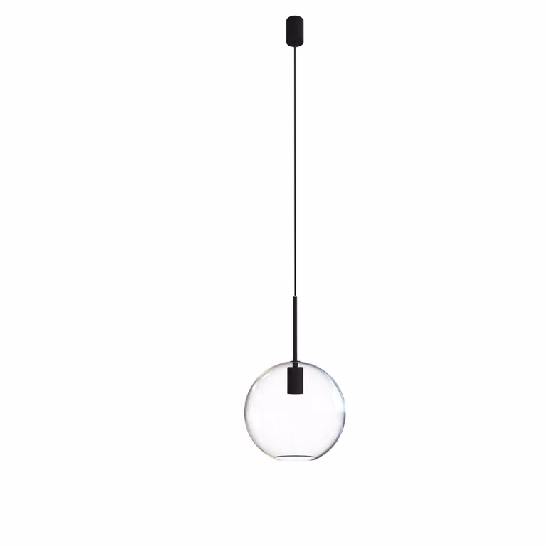 Lampada a sospensione Nowodvorski SPHERE 7850 vetro, nero