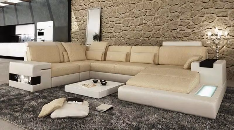 Ecksofa Sofa Couch Polster U-Form Wohnlandschaft Bellini Design Couchen XXL Big