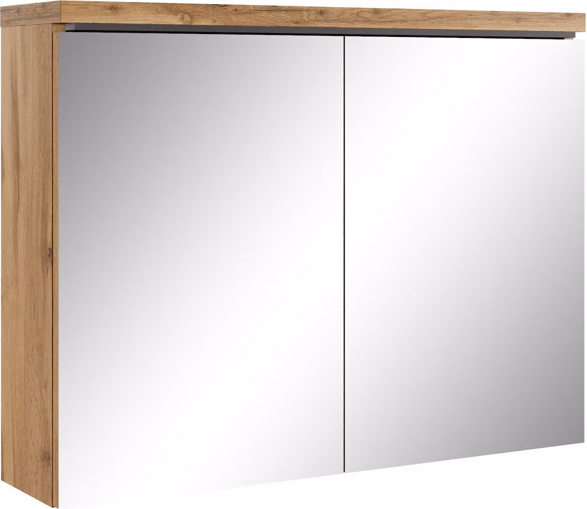 Badplaats Colonna Bagno Paso 80 x 20 x 60 cm - Rovere - Specchio Contenitore