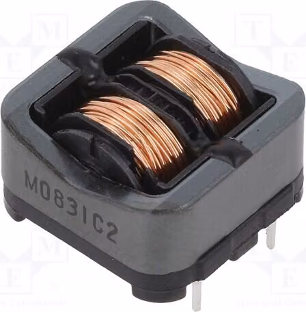 1x Induttore: Filo 68mH -25÷120°C 800mΩ Montaggio su circuito stampato 800mA 250VAC 21NH-M08680 Induttore verticale