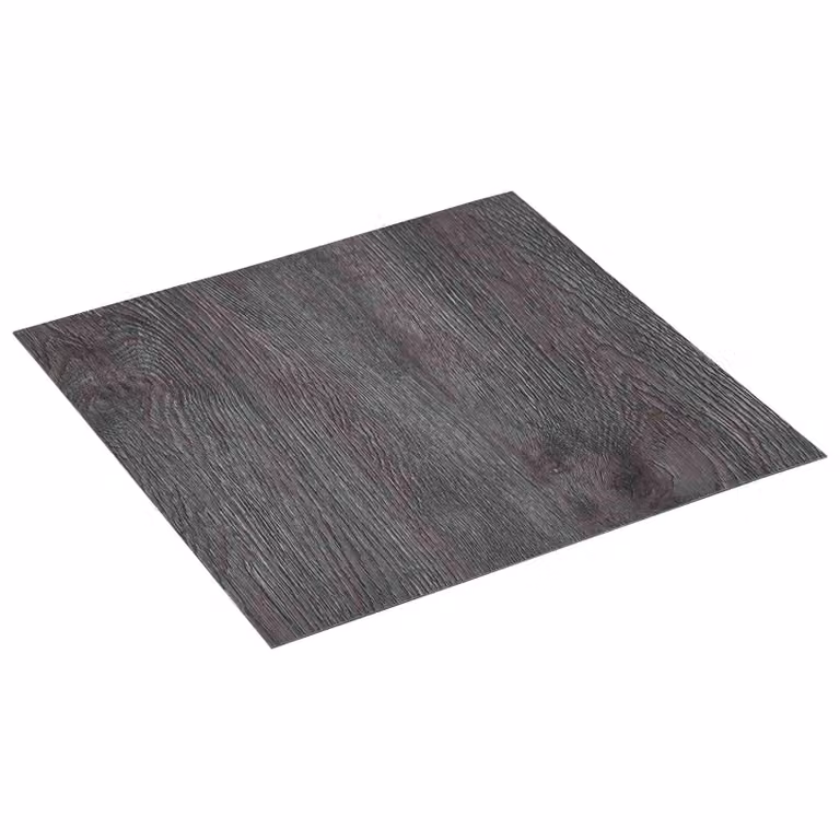vidaXL Tavole per Pavimenti in PVC Autoadesive, Moderno, Nero e Grigio, 5,11 m² (55 pz)