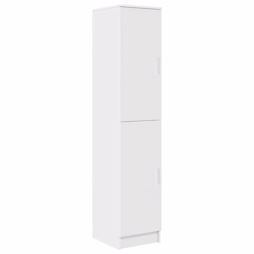 Credenza moderna vidaXL in MDF bianco con ante a battente L/P/H: 35 x 39 x 168 cm – 2