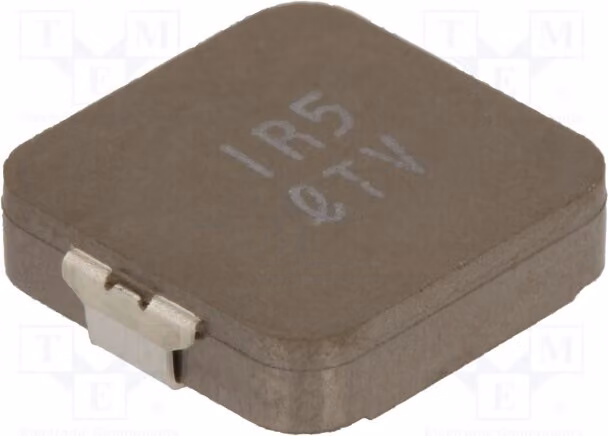 1x Induttore: Ferrite, 1,5 μH. Corrente di funzionamento: 17,9 A, 20%. Resistenza: 6 mΩ. Corrente di saturazione: 28 A. Componente: MPXV1D1235L1R5, montaggio superficiale (SMD)