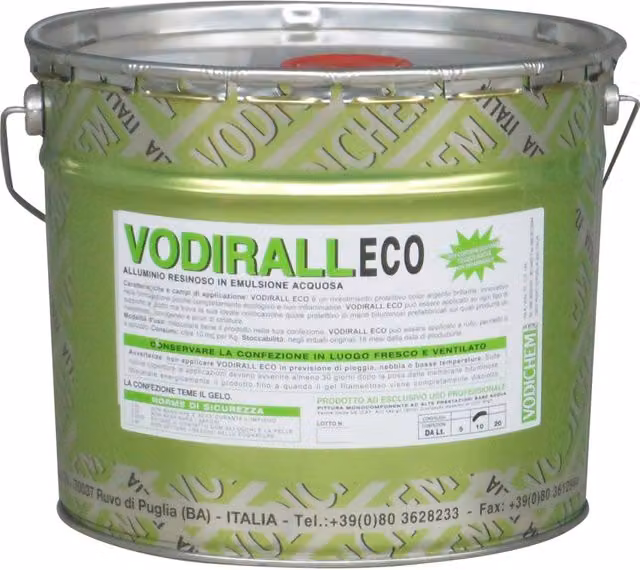 Alluminio Resinoso Vodichem KG18 Argento Opaco Lucido 18 kg