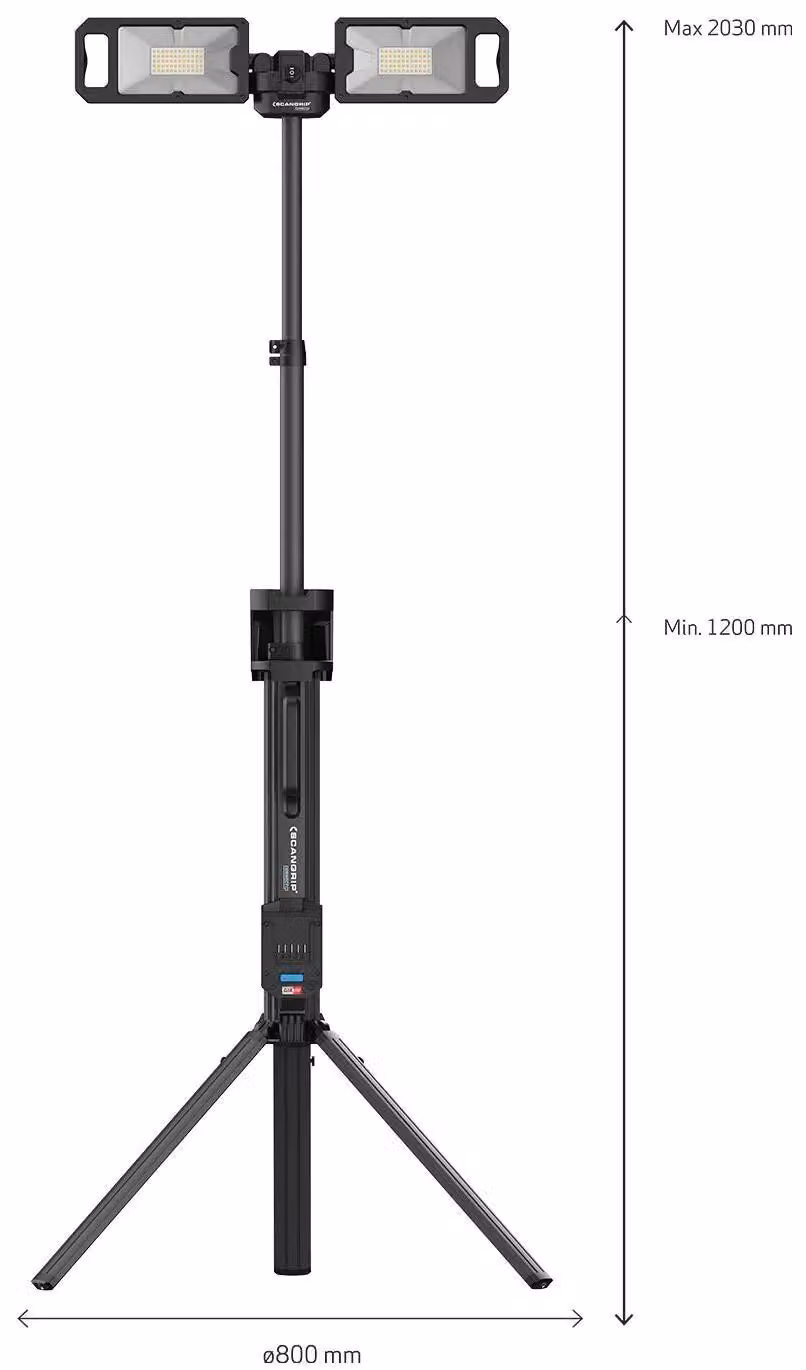 Scangrip Tower 5 Connect Pacchetto promozionale Lampada a torre 5 Set