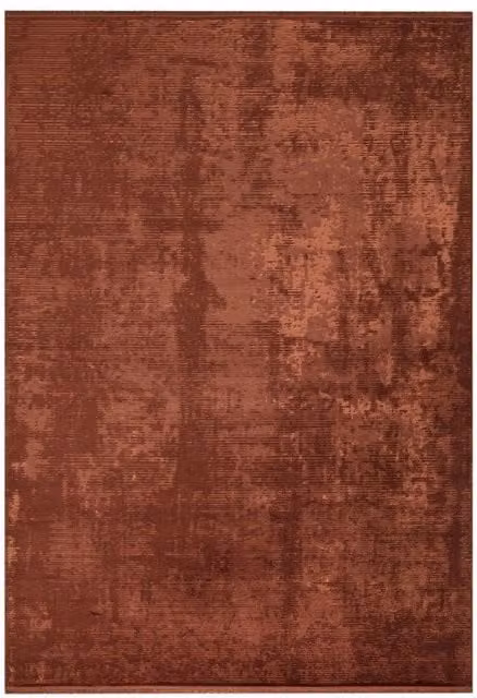 Tappeto antiscivolo vintage bambù colore arancione tabacco 160x230