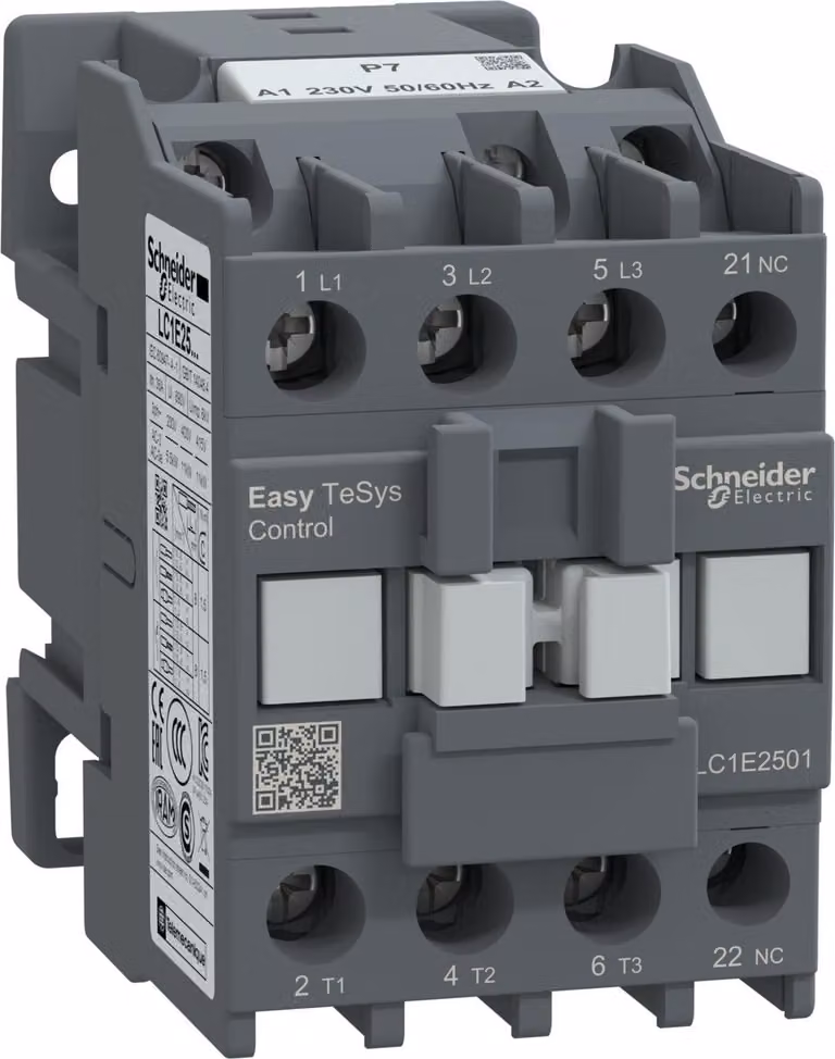 Contattore di potenza, Easy TeSys Control, AC-3, 25A, 3P(1NC), bobina 230V, 50/60Hz