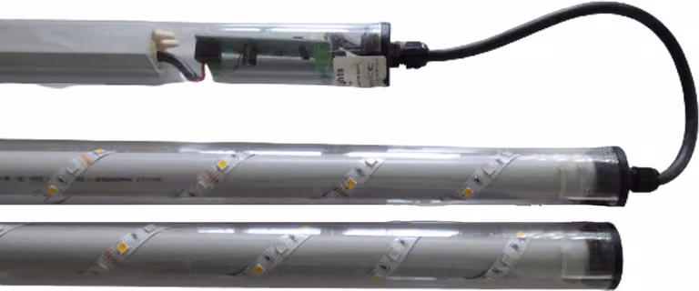 6960 Gabion light LED 230 Volt 360° 2x1,20m RGB 4 zone telecomando.