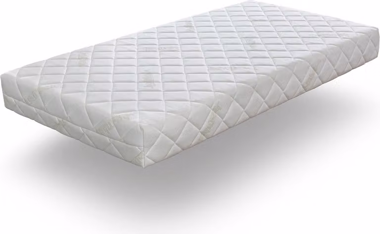 Materasso 140x190 VISCO SOJA, altezza 18 cm, rivestimento in tessuto di bambù con memory foam