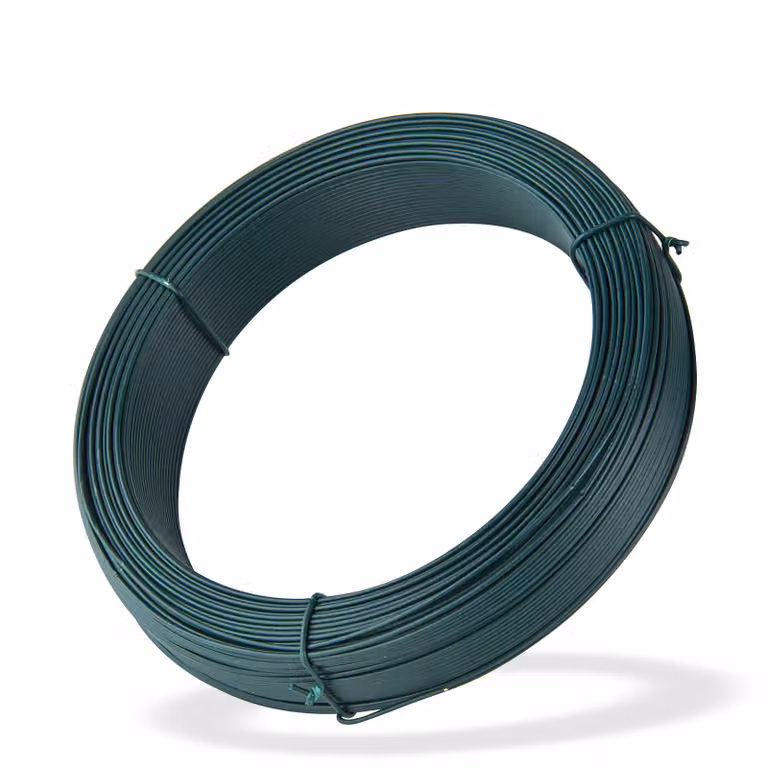 Filo di legatura, plastificato 1,4 mm, lunghezza 100 m, verde