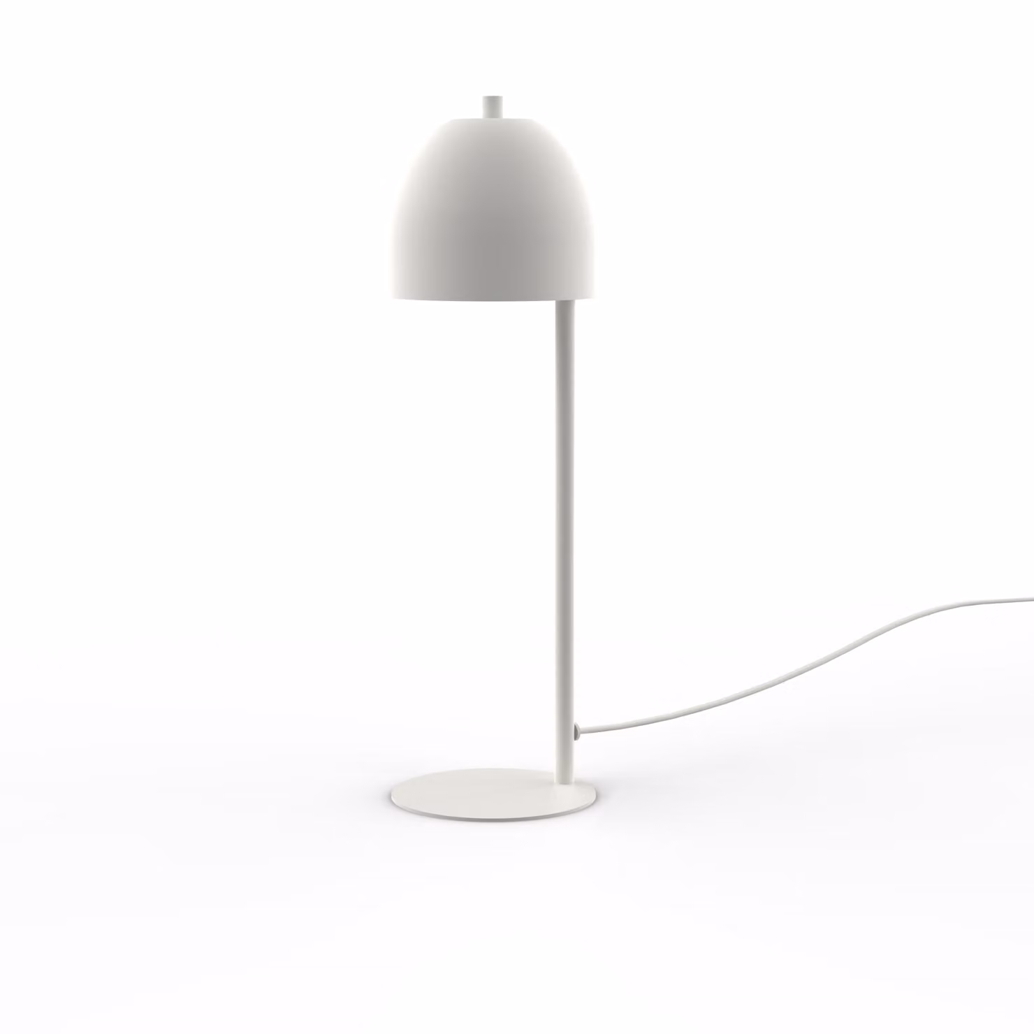 Lampada Da Tavolo Campanella Monocolore Lucida