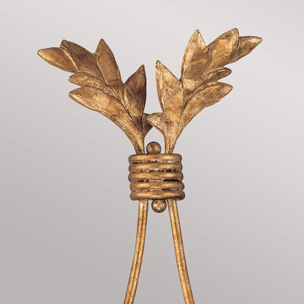 Applique Classica Flambeau in Acciaio con 2 Luci E14 per Soggiorno e Sala da Pranzo, Disponibile in Argento o Oro/Ottone – 2
