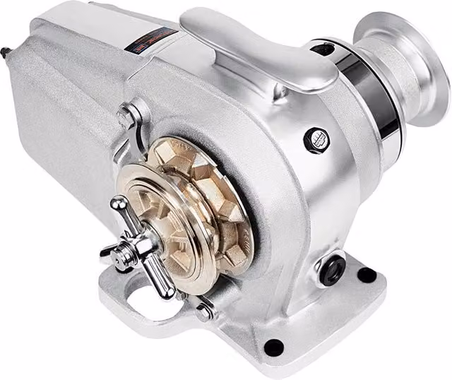 Verricello elettrico Tigres 1500W 12V colore argento con motore da 2.0 CV e barbotin da 8 mm