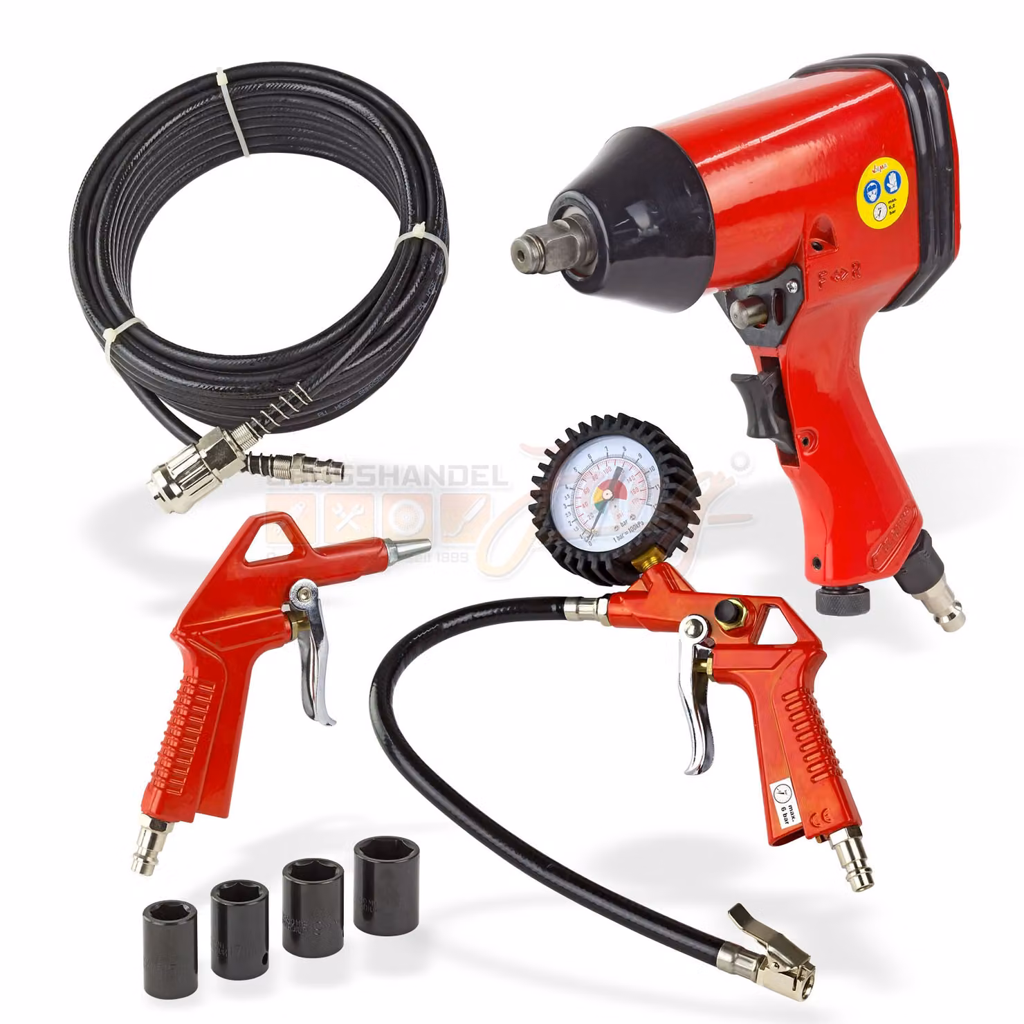 Avvitatore a impulsi 1/2" con utensile pneumatico SET8