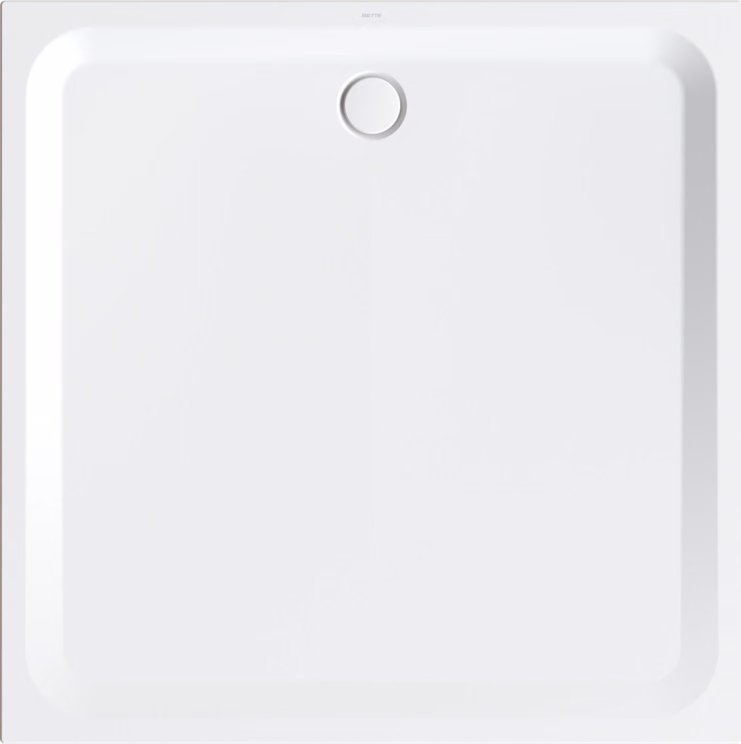 Receveur de douche rectangulaire BetteUltra avec support de baignoire minimum, 1500x1500x35mm, 5984-004T1, 5984-004T1
