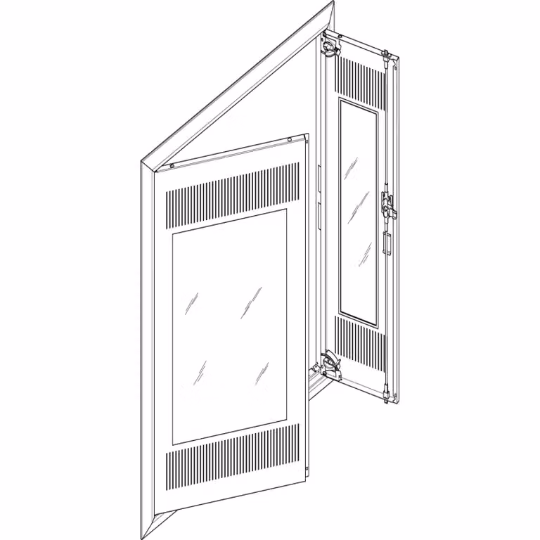 Cornice ABN + porta media 3x6 per quadro di distribuzione da incasso, a 3 file GBRU36TM