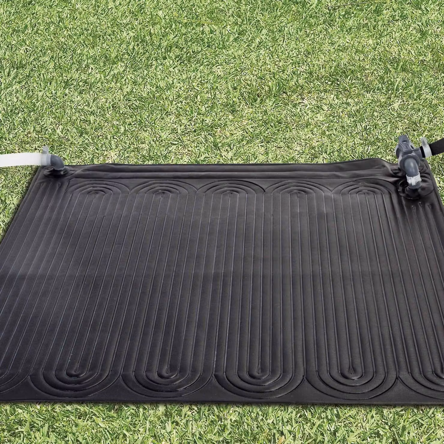 Pannello Solare per Riscaldamento Piscina Intex in PVC Nero 120x120 cm – 3