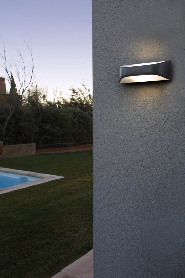 Applique da esterno VIEW IP44 IP54 Grigio scuro