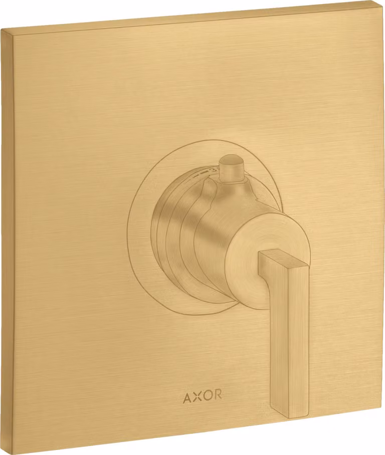 hansgrohe AXOR Citterio Thermostat 59 l/min Thermostat encastré à haut débit, poignée à levier, 39711250, 39711250