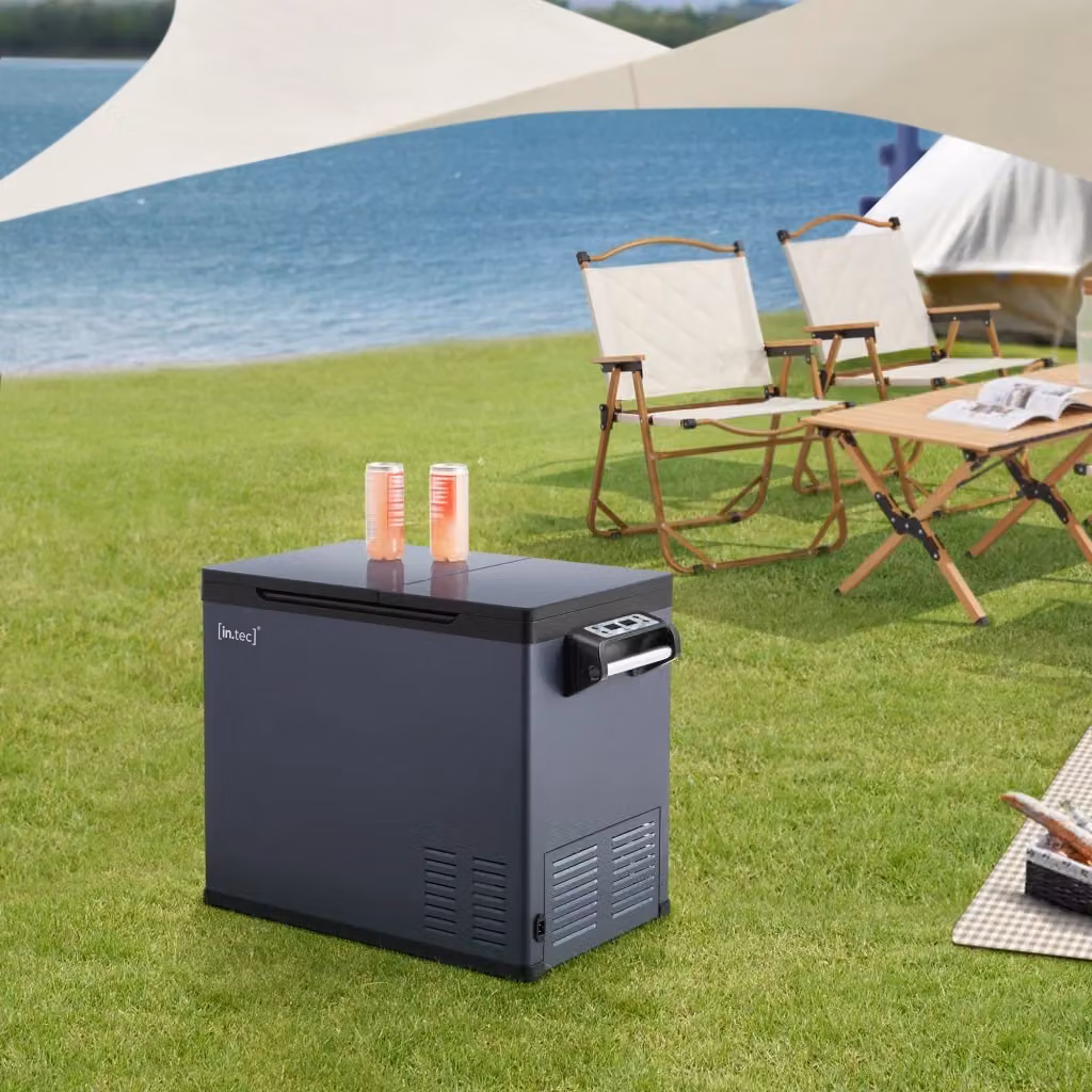 Frigorifero Portatile Elettrico in.tec per Auto e Casa, Capacità 45 L, Blu e Grigio – 2