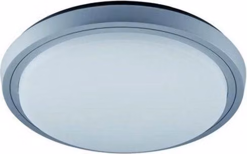Plafoniera LED BLINKY tonda in alluminio, colore bianco, 29W, 1900 lm, 4000K, IP44, Diametro: 25 cm, Spessore: 3,6 cm