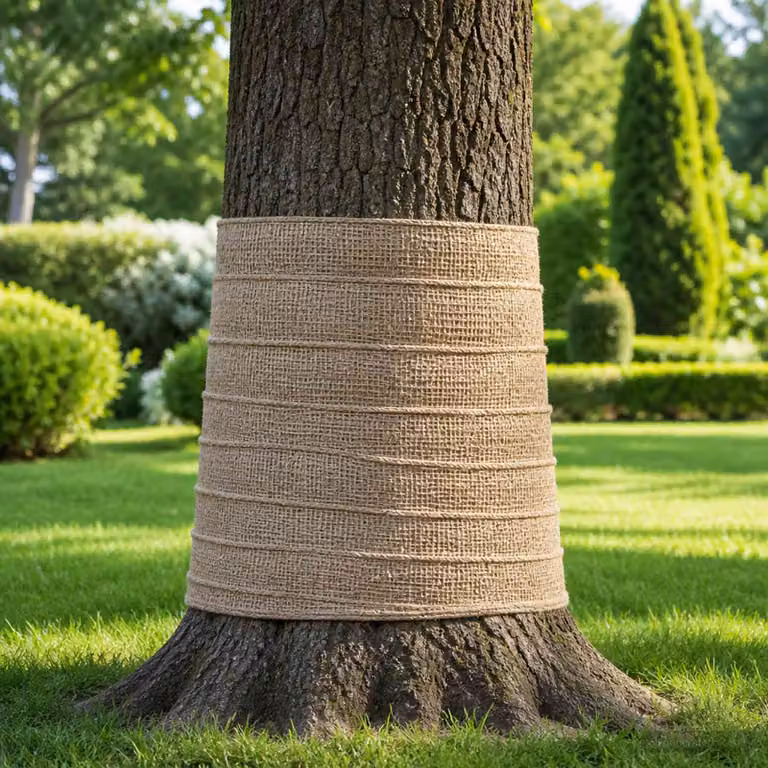 Rotolo di juta vidaXL colore beige, L: 25 cm, P: 2500 cm