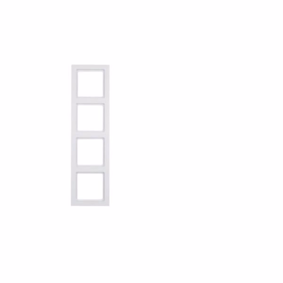 Cornice Berker, quadrupla, Q.3, bianco polare, velluto, 1 pz.