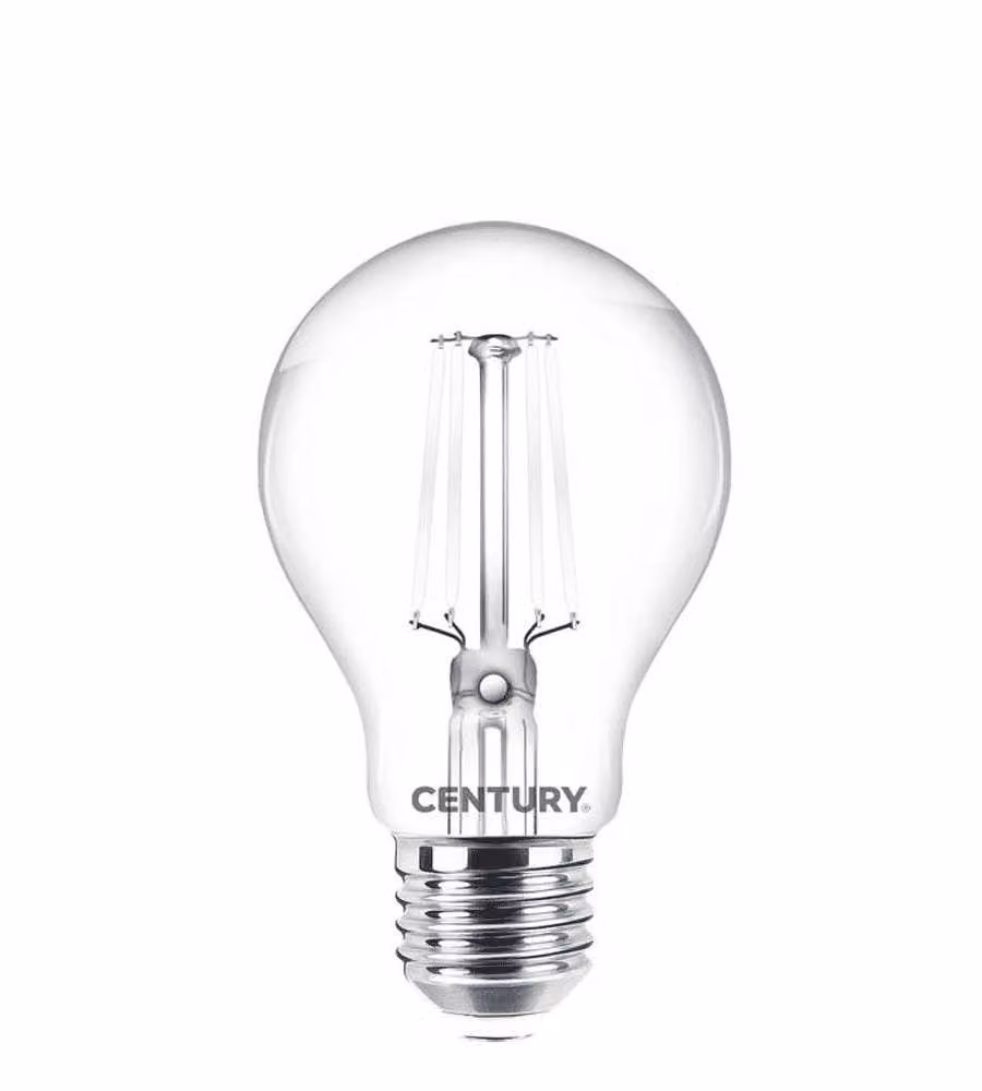 Lampadina LED Filamento Goccia A60 7.5W E27 Luce Calda 2700K