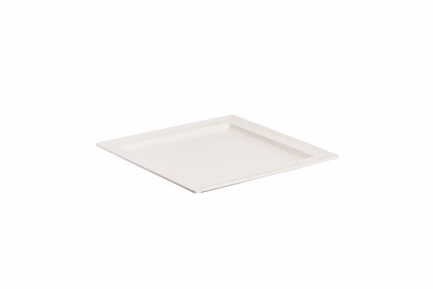 Vassoio Melamina Quadrato, Cm 37,3X37,3X2,8, 6 pezzi