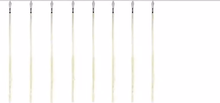 Verk 26021 Luci natalizie Ghiaccioli 288 LED, 50 cm, IP44, 230V bianco caldo
